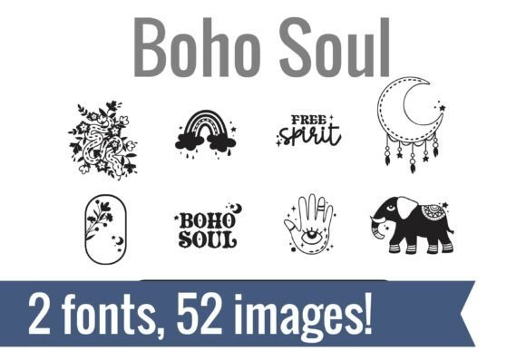 Boho Soul Dingbats Font - Featured Image