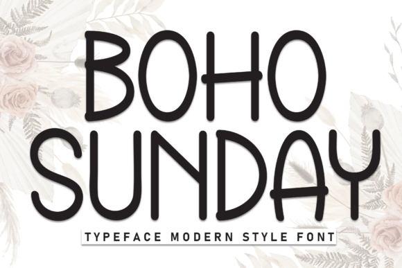 Boho Sunday Font - Featured Image