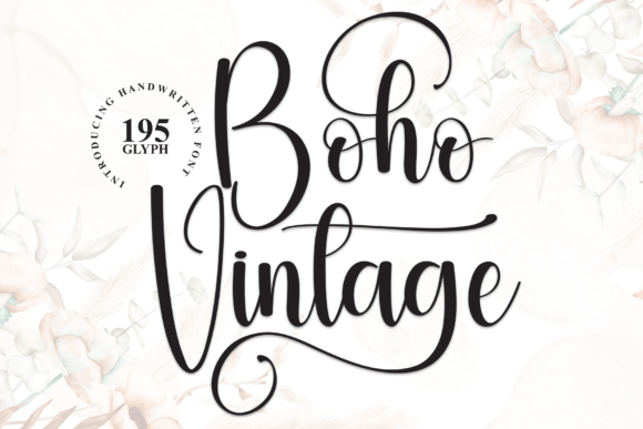 Boho Vintage Font - Featured Image