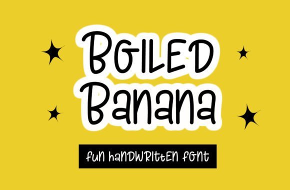 Boiled Banana Font - Featured Image