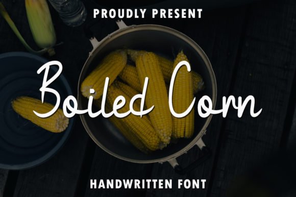 Boiled Corn Font - Featured Image