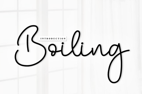Boiling Font - Featured Image