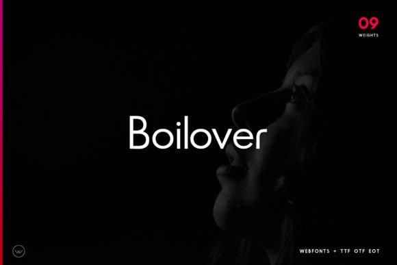 Boilover Font - Featured Image