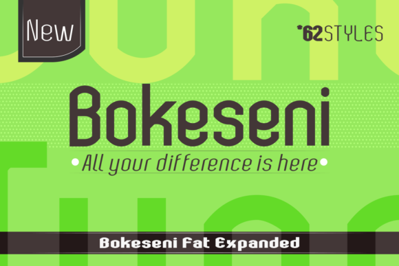 Bokeseni Expanded Fat Font - Featured Image