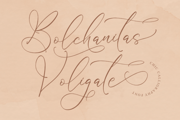 Bolchanitas Voligate Font - Featured Image