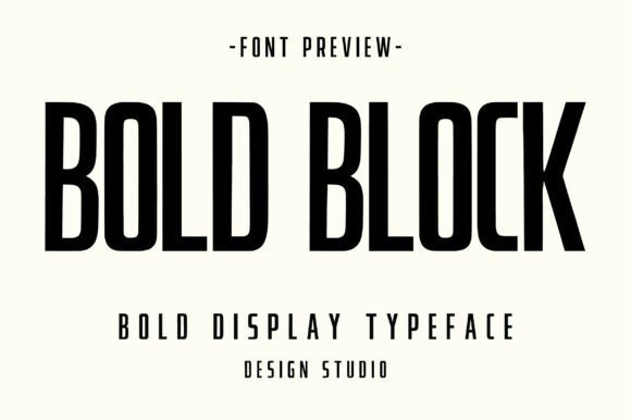 Bold Block Font - Featured Image