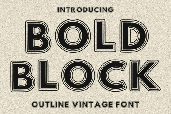 Bold Block Font - Featured Image