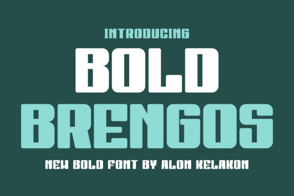 Bold Brengos Font - Featured Image