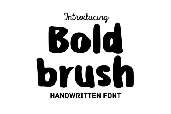 Bold Brush Font - Featured Image