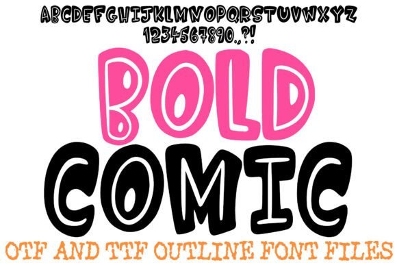 Bold Comic Font - Featured Image