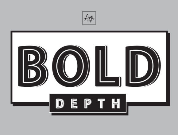 Bold Depth Font - Featured Image