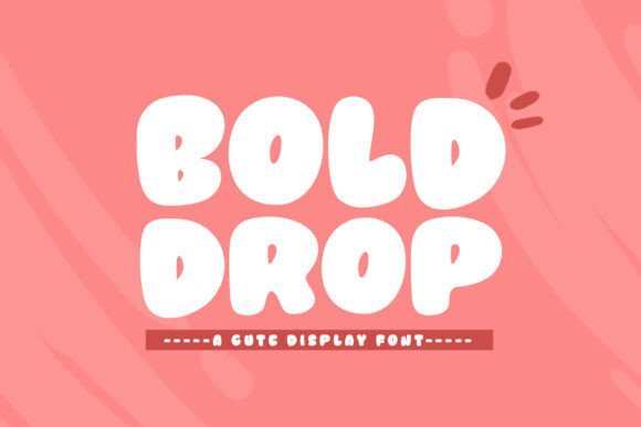 Bold Drop Font - Featured Image