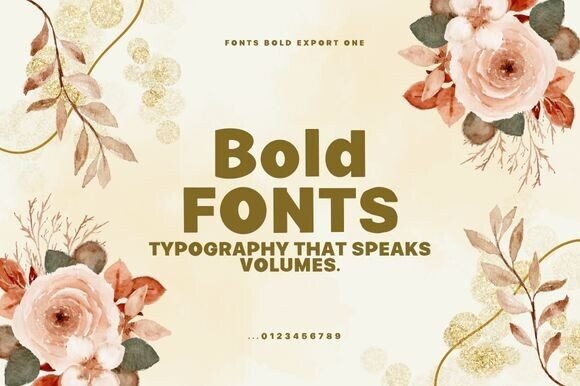 Bold Export One Font - Featured Image