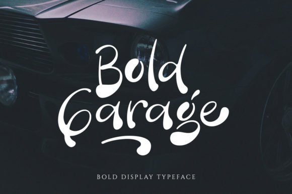 Bold Garage Font - Featured Image