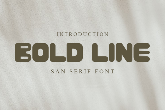 Bold Line Font - Featured Image
