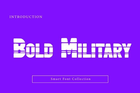 Bold Military Font - Featured Image