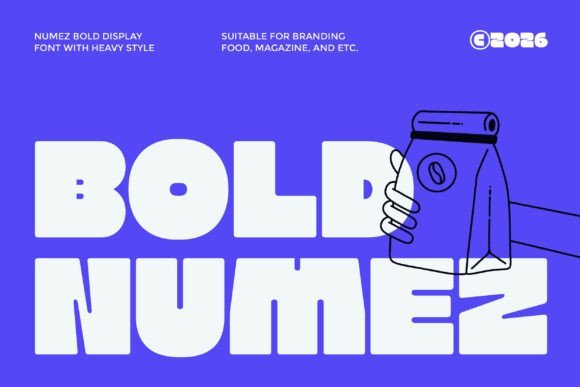 Bold Numez Font - Featured Image