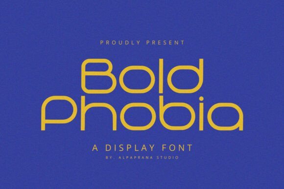 Bold Phobia Font - Featured Image