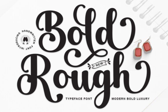 Bold Rough Font - Featured Image