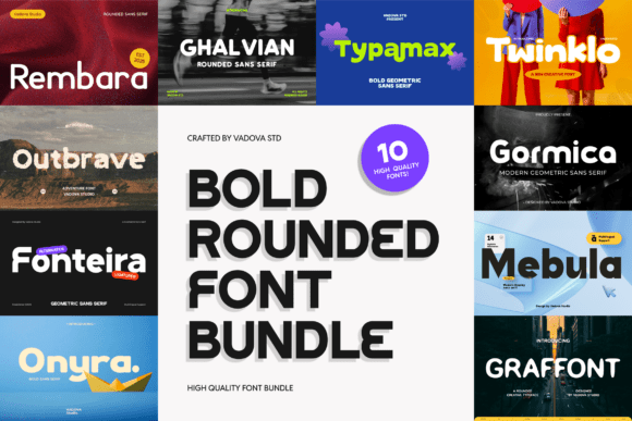Bold Rounded Font - Featured Image