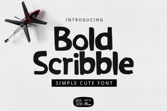 Bold Scribble Font - Featured Image