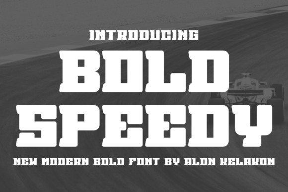 Bold Speedy Font - Featured Image