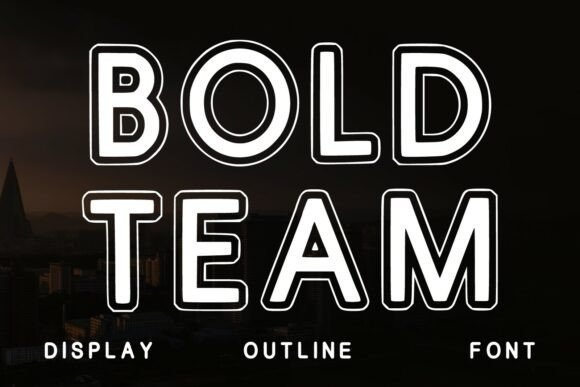 Bold Team Font - Featured Image