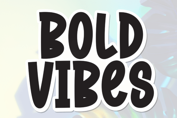 Bold Vibes Font - Featured Image