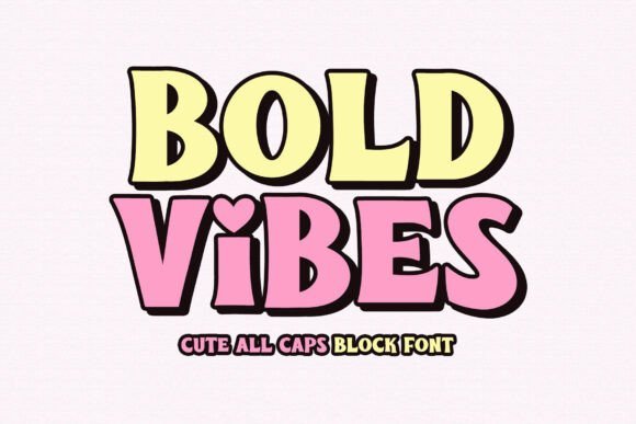 Bold Vibes Font - Featured Image