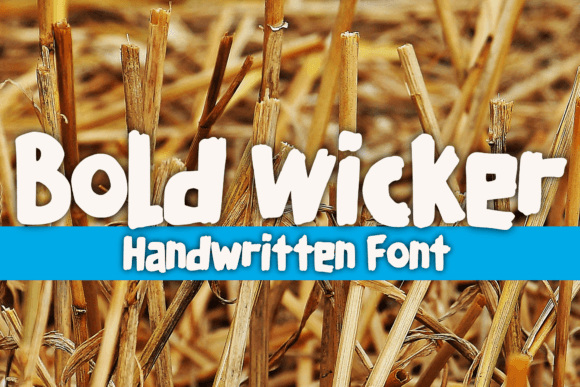 Bold Wicker Font - Featured Image