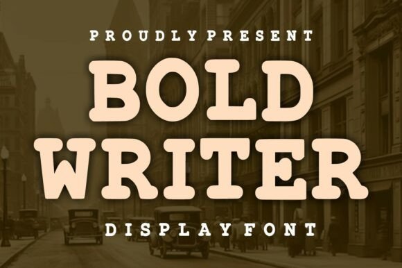 Bold Writer Font - Featured Image