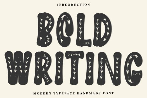 Bold Writing Font - Featured Image