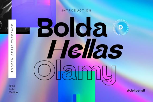 Bolda Hellas Elamy Font - Featured Image