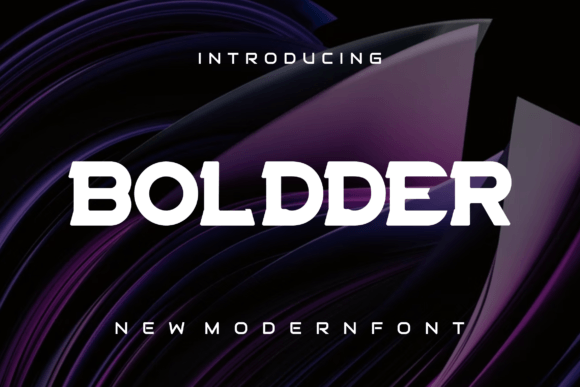 Boldder Font - Featured Image