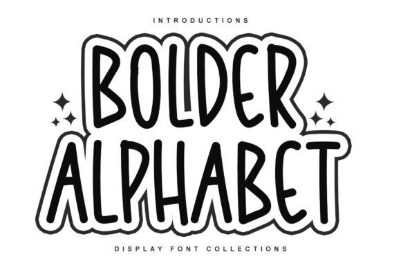 Bolder Alphabet Font - Featured Image