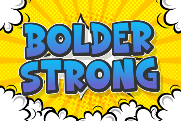 Bolder Strong Font - Featured Image