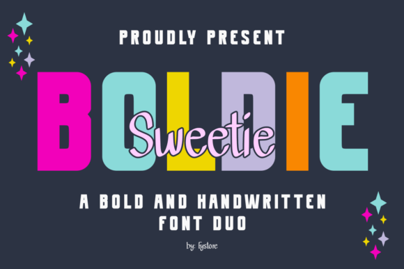 Boldie Regular Duo Font - Featured Image