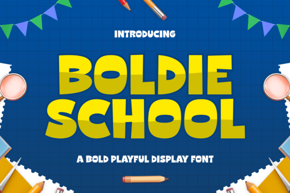 Boldie School Font - Featured Image