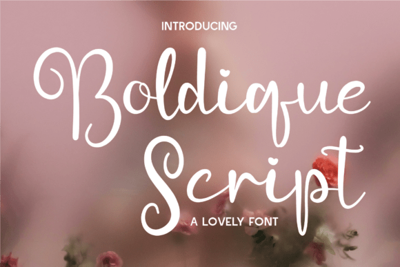 Boldique Script Font - Featured Image