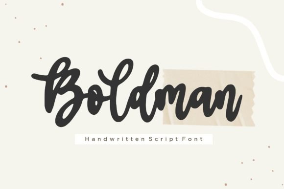 Boldman Font - Featured Image
