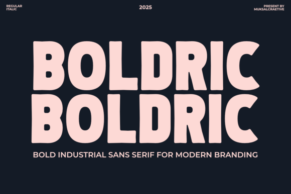 Boldric Font - Featured Image