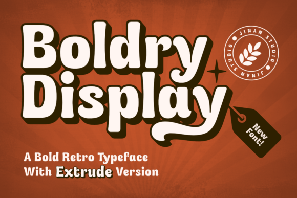 Boldry Display Font - Featured Image