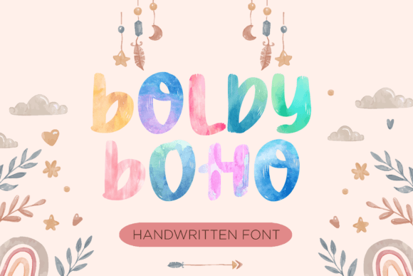 Boldy Boho Font - Featured Image