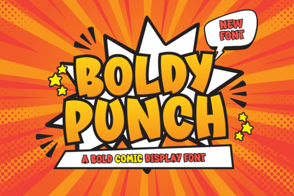 Boldy Punch Font - Featured Image