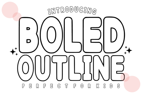 Boled Outline Font - Featured Image