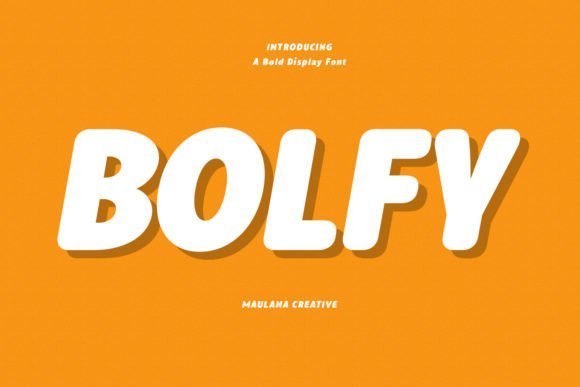 Bolfy Font - Featured Image