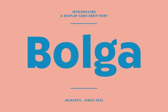Bolga Font - Featured Image