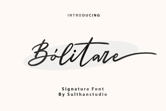 Bolitare Font - Featured Image