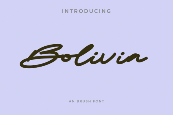 Bolivia Font - Featured Image