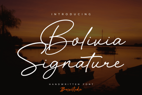 Bolivia Signature Font - Featured Image